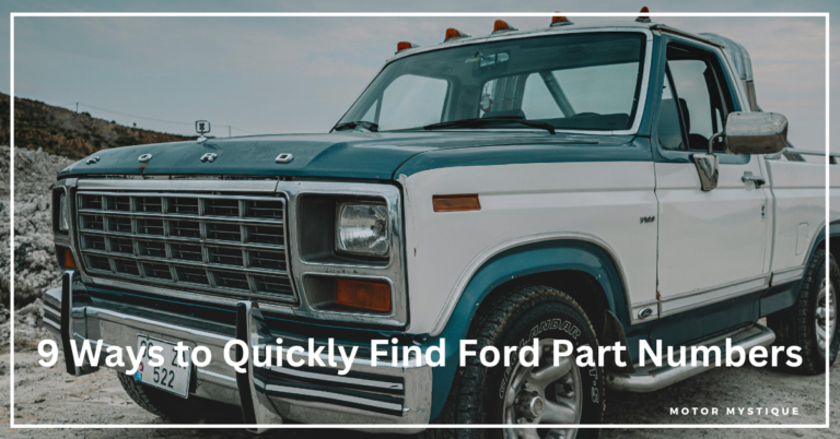 Find Ford Part Numbers